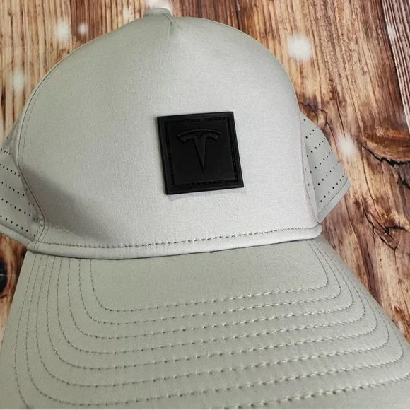 Tesla Aero Snapback Hat Light Gray - Picture 7 of 15